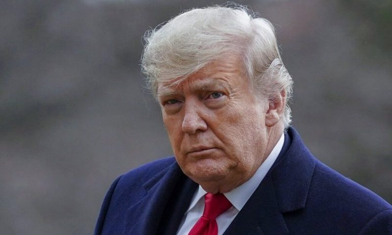 FILE - President Donald Trump arrives at the White House in Washington, on Dec. 31, 2020. Mark Pomerantz, a prosecutor who had been leading a criminal investigation into Donald Trump before quitting last month, said in his resignation letter that he believes the former president is "guilty of numerous felony violations" and he disagreed with the Manhattan district attorney's decision not to seek an indictment. (AP Photo/Evan Vucci, File)