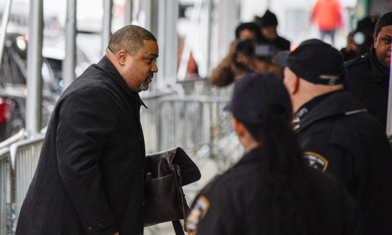 Manhattan District Attorney Alvin Bragg arrives at his office, Friday, March 24, 2023, in New York. The Manhattan grand jury investigating former President Donald Trump over hush money payments is not scheduled to meet on Friday, delaying until next week at the earliest a vote on whether to indict the former president. (AP Photo/Eduardo Munoz Alvarez)