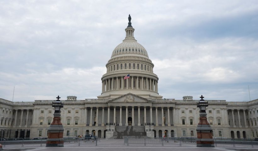 WASHINGTON, DC - AUGUST 06: The United States Capitol is seen on August 6, 2020 in Washington, DC. Negotiations between U.S. Treasury Secretary Steven Mnuchin, White House Chief of Staff Mark Meadows, Speaker of the House Nancy Pelosi (D-CA) and Senate Minority Leader Charles Schumer (D-NY) for a new COVID-19 relief package are expected to continue today. (Photo by Stefani Reynolds/Getty Images)