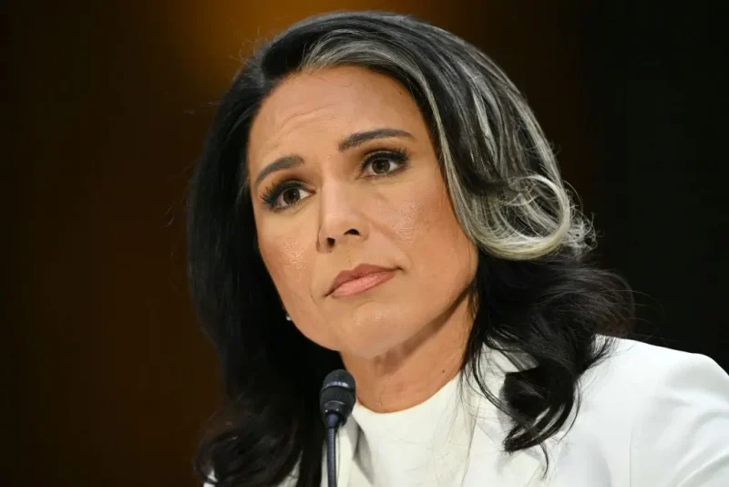 Tulsi Gabbard testifies during a Senate Intelligence Committee hearing on her nomination to be US Director of National Intelligence (DNI), on Capitol Hill on January 30, 2025, in Washington, DC. (Photo by Mandel NGAN / AFP) (Photo by MANDEL NGAN/AFP via Getty Images)