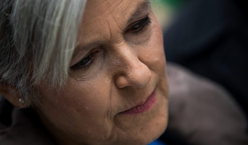 NEW YORK, NY - DECEMBER 5: Green Party presidential candidate Jill Stein waits to speak at a news conference on Fifth Avenue across the street from Trump Tower December 5, 2016 in New York City. Stein, who has launched recount efforts in Michigan and Wisconsin, spoke about demanding a statewide recount on constitutional grounds in Pennsylvania. (Photo by Drew Angerer/Getty Images)