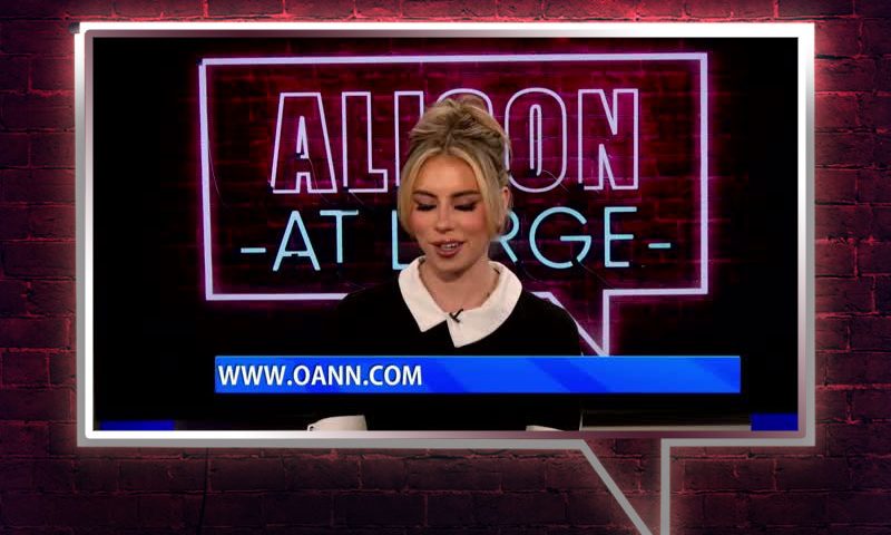 Video still from Alison At Large on One America News Network