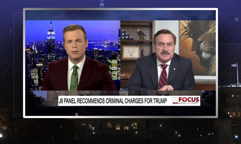 Video still from In Focus on One America News Network