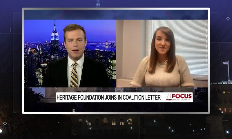 Video still from In Focus on One America News Network