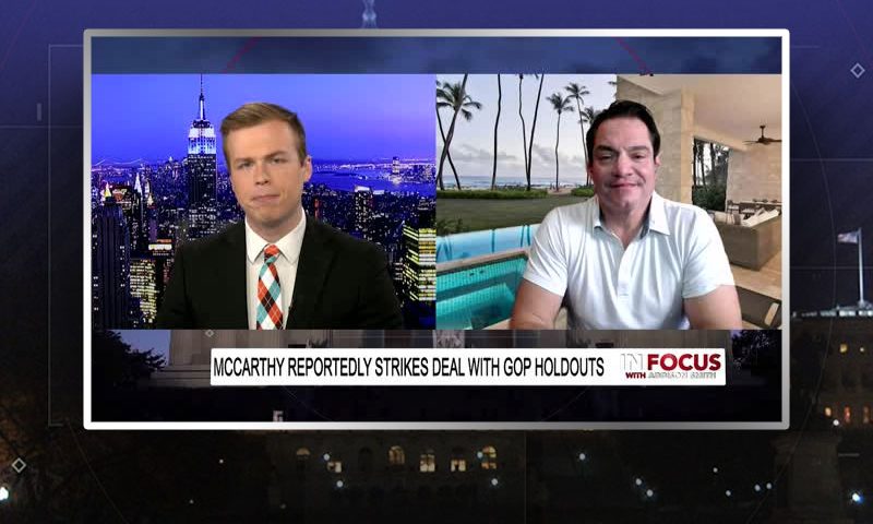 Video still from In Focus on One America News Network