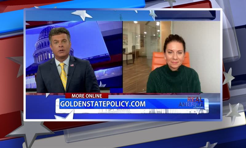 Video still from Real America on One America News Network