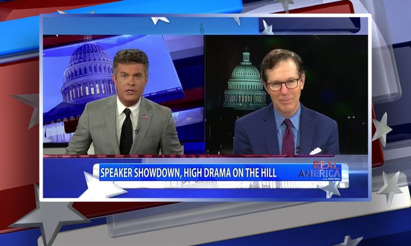 Video still from Real America on One America News Network