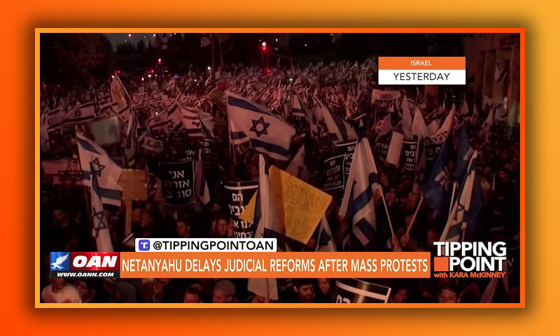 Video still from Tipping Point on One America News Network