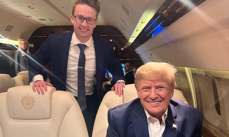 One America's Daniel Baldwin joins 45th President Donald J. Trump on Trump Force One