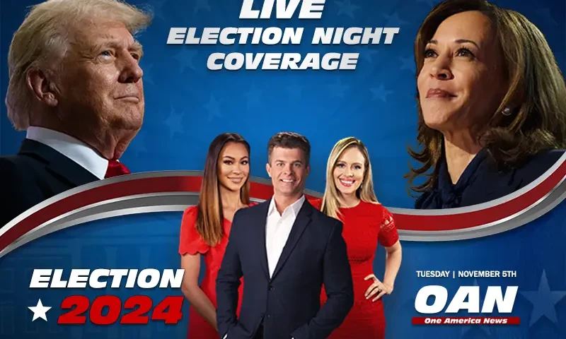 Election night coverage on OAN