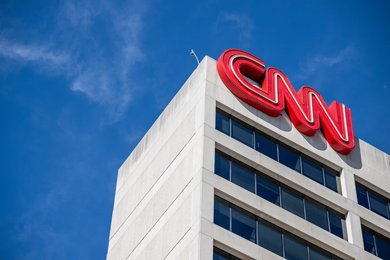 ATLANTA, GEORGIA - NOVEMBER 17: An exterior view of the world headquarters for the Cable News Network (CNN) on November 17, 2022 in Atlanta, Georgia. CNN's CEO and Chairman, Chris Licht, has confirmed that the company will begin layoffs in early December. (Photo by Brandon Bell/Getty Images)