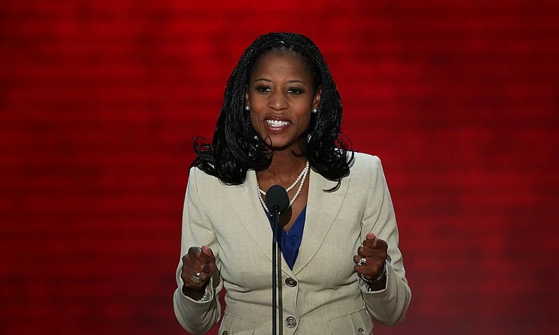TAMPA, FL - AUGUST 28: Mayor of Saratoga Springs, Utah Mia Love speaks during the Republican National Convention at the Tampa Bay Times Forum on August 28, 2012 in Tampa, Florida. Today is the first full session of the RNC after the start was delayed due to Tropical Storm Isaac. (Photo by Mark Wilson/Getty Images)