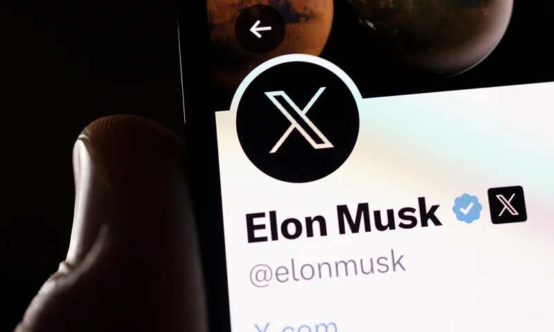 LONDON, ENGLAND - JULY 24: A photo illustration of the new Twitter logo on July 24, 2023 in London, England. Elon Musk has revealed today a new logo for Twitter, which constitutes the letter 'X' as part of a rebrand of the company. (Photo Illustration by Dan Kitwood/Getty Images)