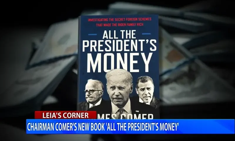 Image of the book cover for James Comer’s new book All The President’s Money.