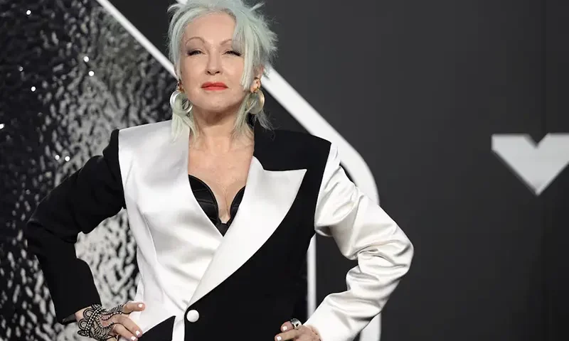 Cyndi Lauper attends the MTV Video Music Awards in Elmont, New York, U.S., September 11, 2024. REUTERS/Andrew Kelly/File Photo