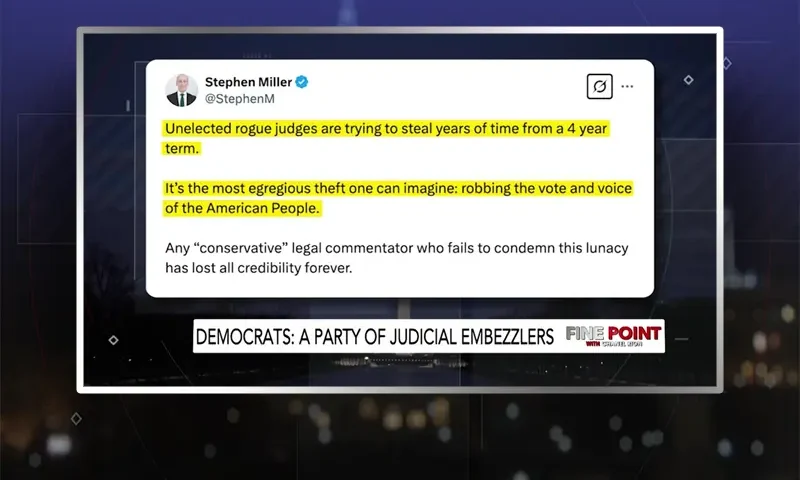 Video still from Fine Point on One America News Network