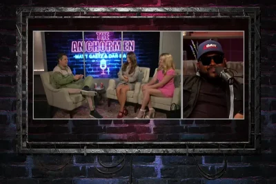 Video still from The Anchormen on One America News Network with Matt Gaetz.