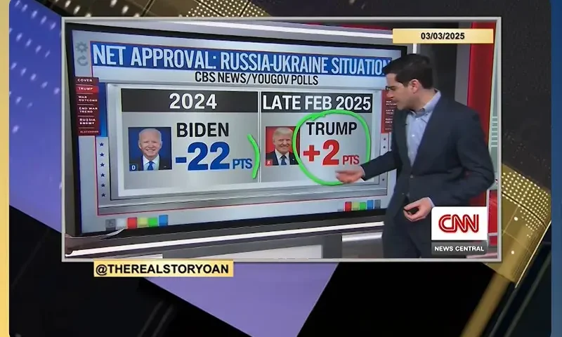 Video still from The Real Story on One America News Network