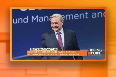 Video still from Tipping Point on One America News Network