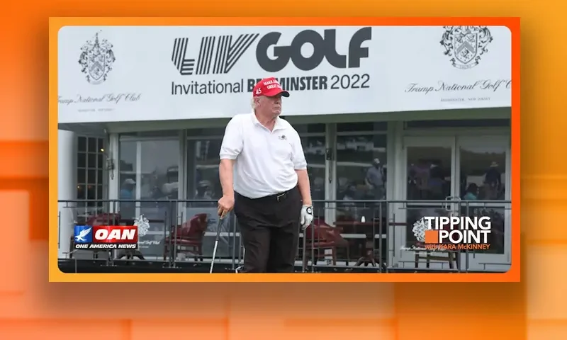 Video still from Tipping Point on One America News Network