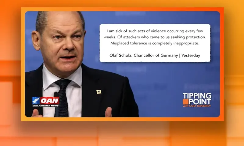 Video still from Tipping Point on One America News Network