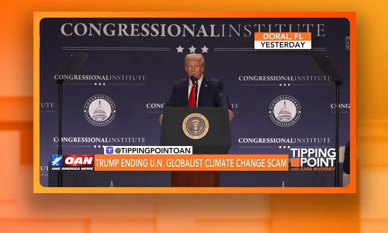 Video still from Tipping Point on One America News Network
