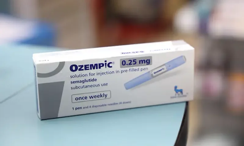 A box of Ozempic made by Novo Nordisk is seen at a pharmacy in London, Britain March 8, 2024. REUTERS/Hollie Adams